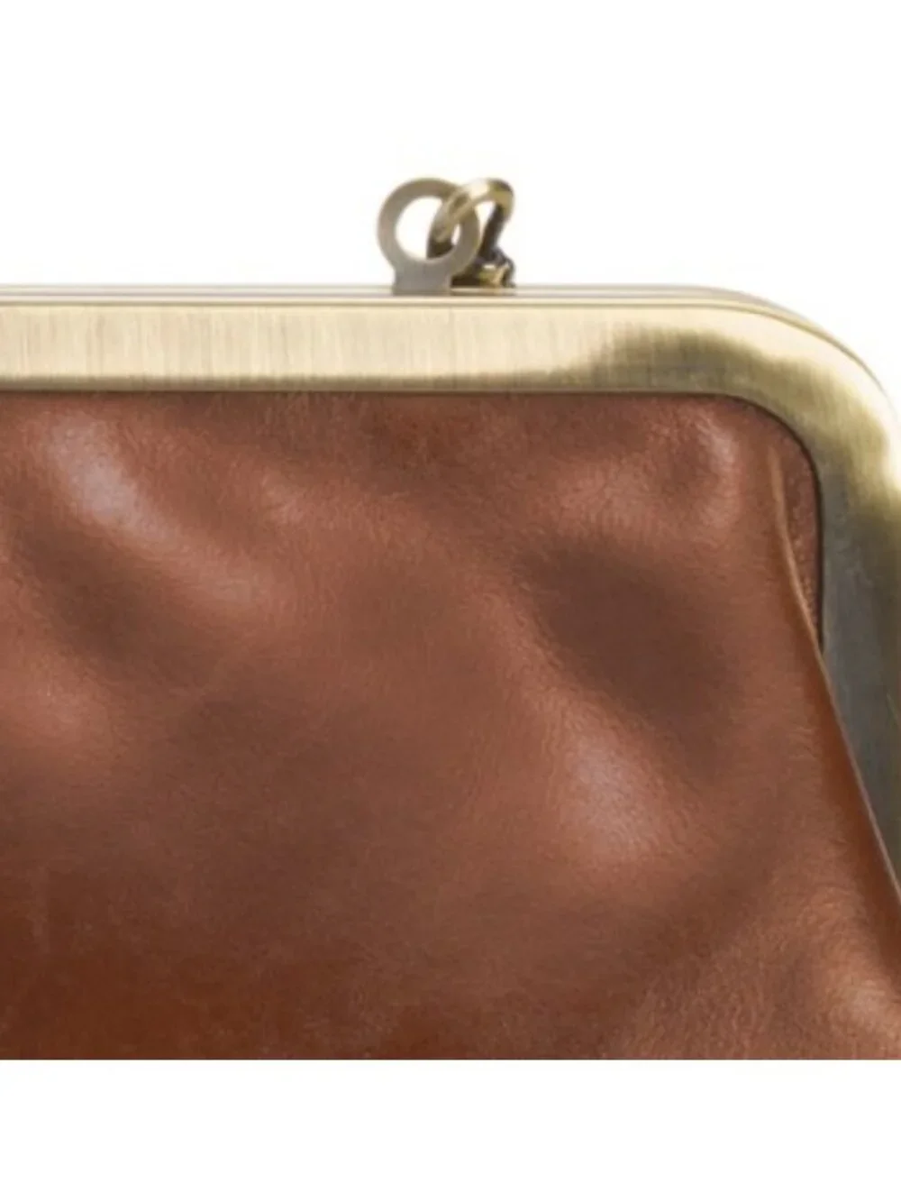 PATRICIA NASH Leather Alice Frame Satchel With Crossbody Strap